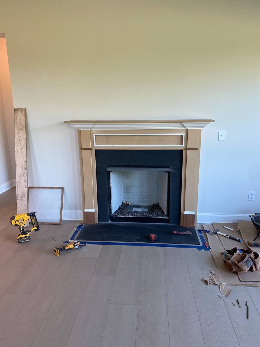 Ark Legacy fireplace mantel trim