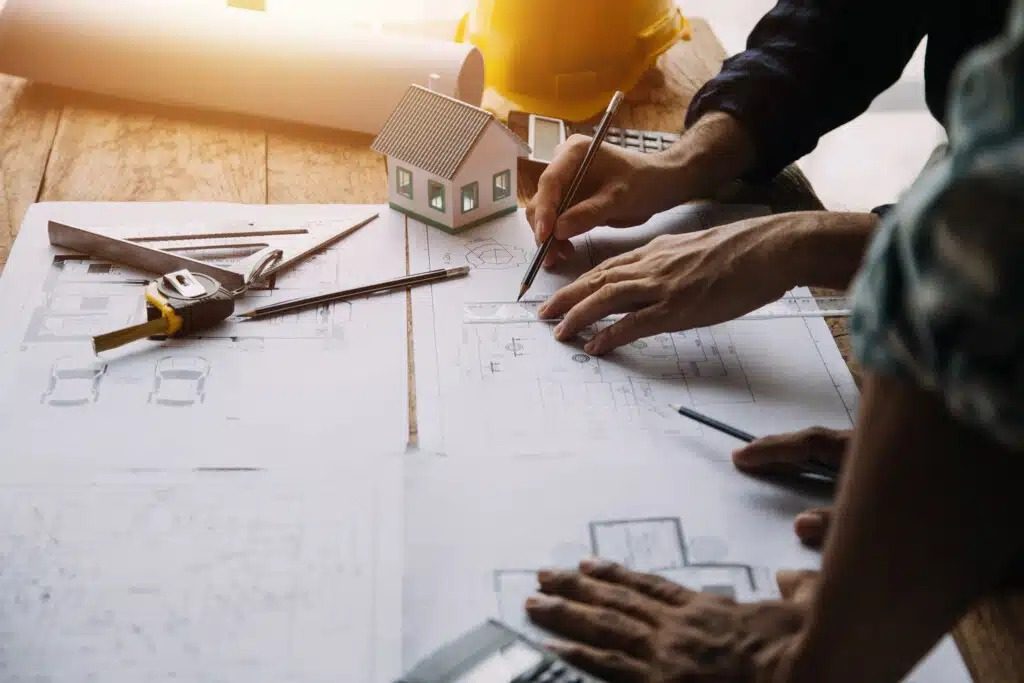 Reviewing house plans